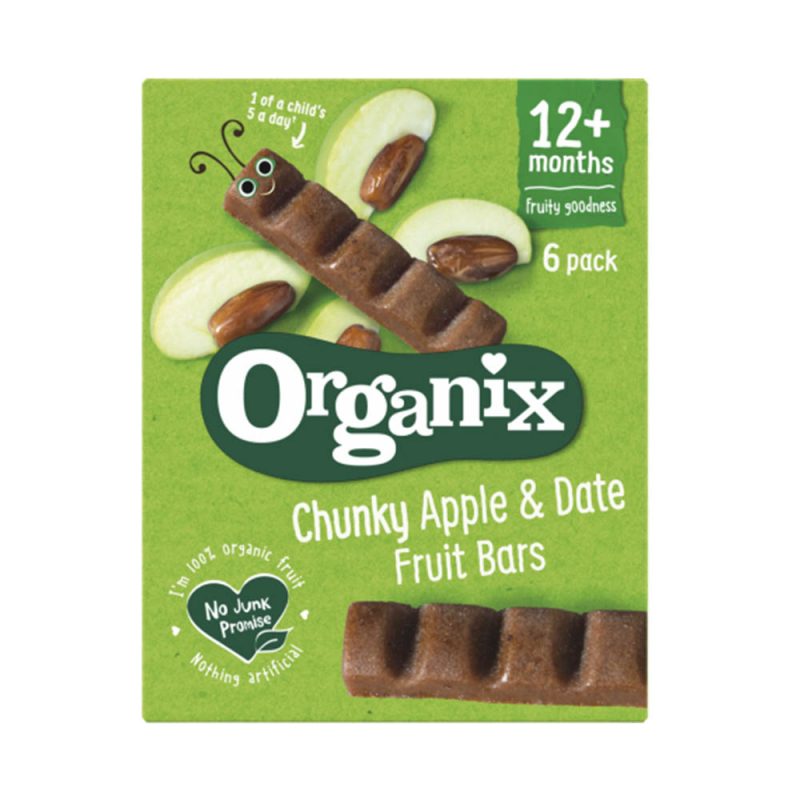 Organix Chunky Apple & Date Fruit Bars