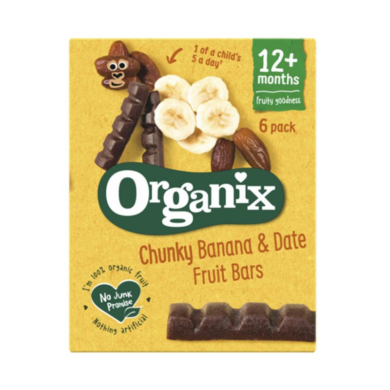 Organix Chunky Banana & Date Fruit Bars