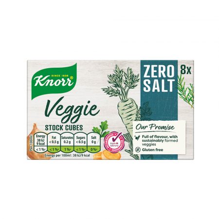 Knorr Zero Salt Vegetable Stock Cubes