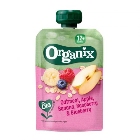 Organix Oatmeal, Apple, Banana, Raspberry & Blueberry